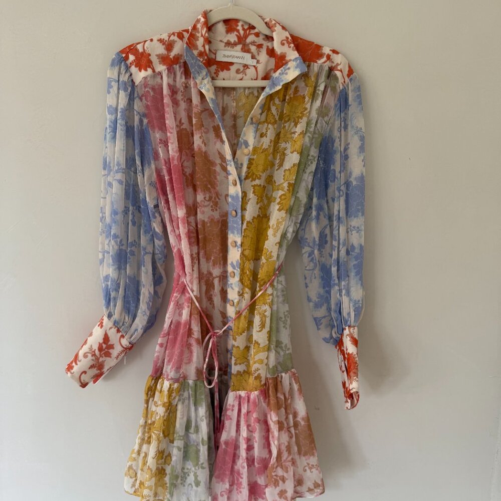 Zimmermann Postcard Lantern Mini- Spliced Tonal Floral